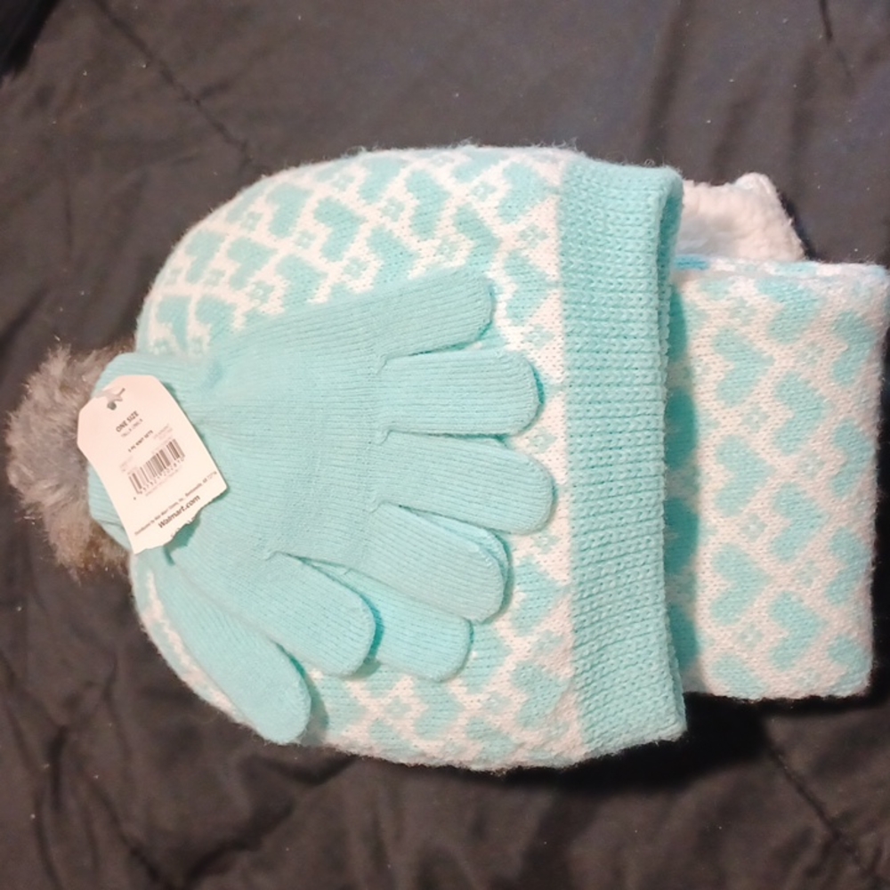 Girls 3 piece knit set